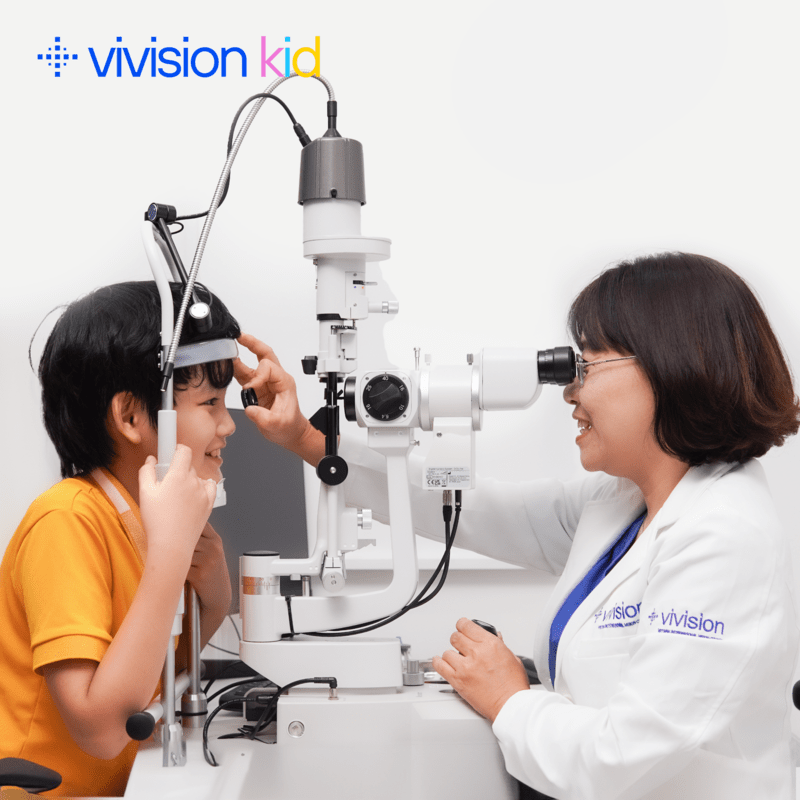 vivision kid tự hào là địa điểm khám mắt loạn thị uy tín tại Hà Nội